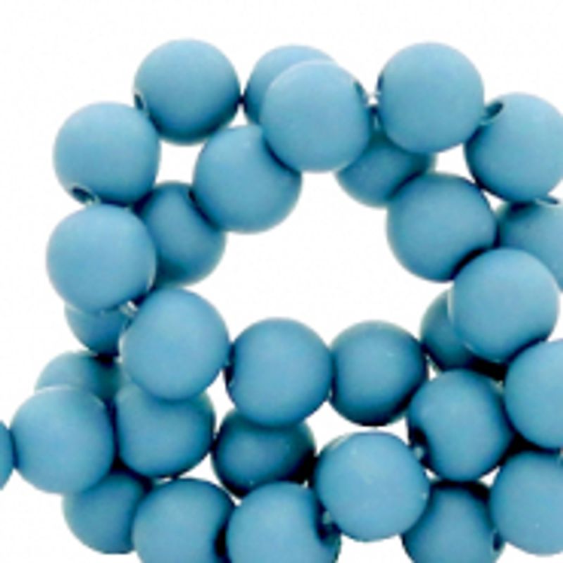 Acryl perler 4mm Cornflower Blue