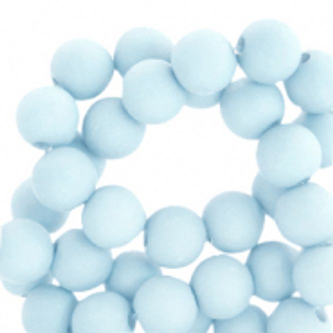 Hovedbilde Acryl perler 6mm Light Blue