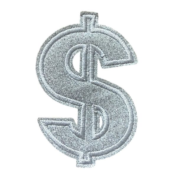 Glitter Dollar - Sølv