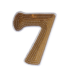 Hovedbilde Paljett Tall  7 - Gull