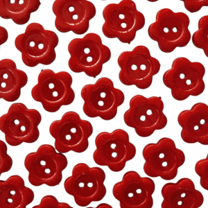 Hovedbilde "Blomster " knapper - R&oslash;d