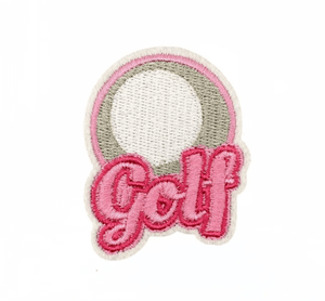 Hovedbilde  "Golf " -  Pink Golf Patch