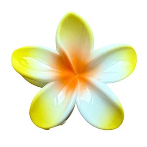 Hovedbilde ALOHA H&aring;rklype M&oslash;rk Gul med Oransj senter