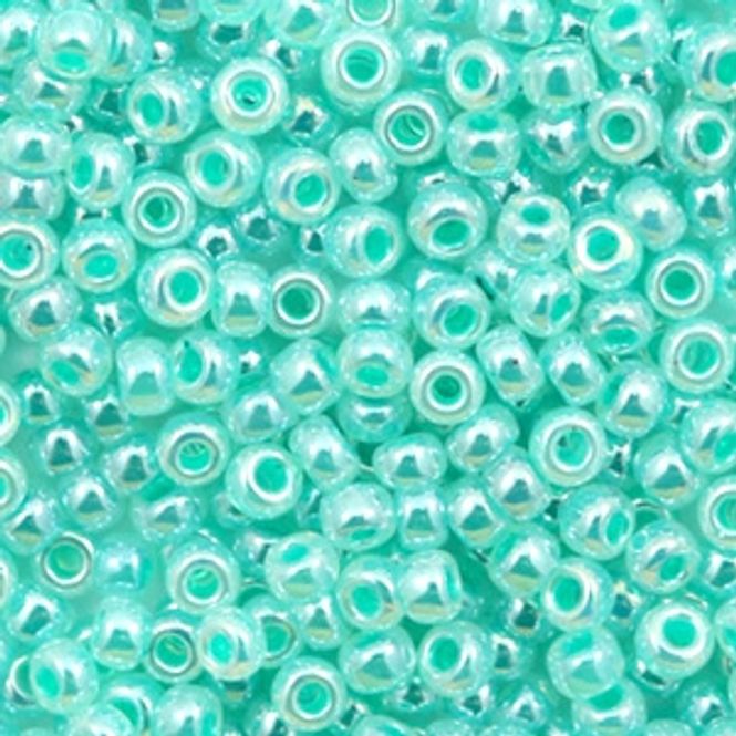 Hovedbilde Miyuki perler -Ceylon Aqua Green -  8/0 