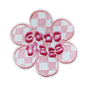 Hovedbilde "Good Vibes Pink Flower" Patch