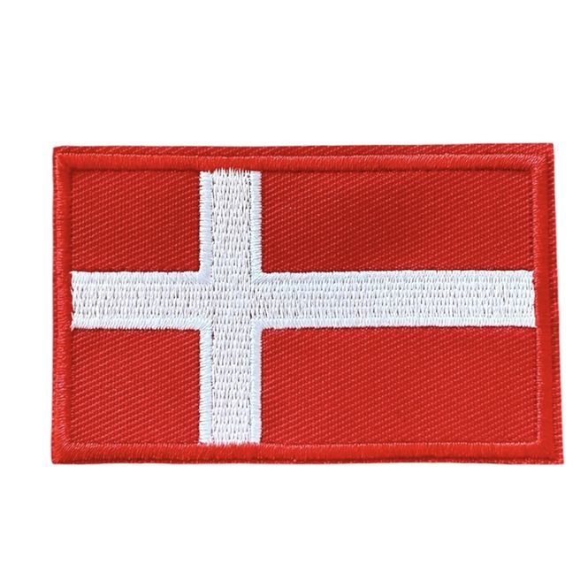 Hovedbilde Danmark Flagg Patch